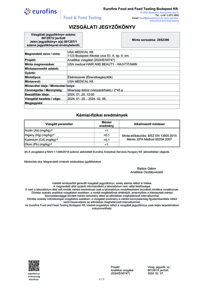 Hajvitamin kapszula hialuronnal, kollagénnel és biotinnal 60 db - Image 2