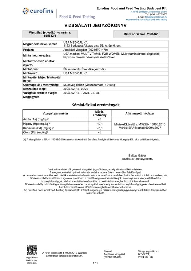 Női Multivitamin növényi kivonatokkal 60 db - Image 2