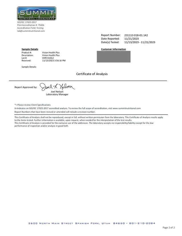 Szemvitamin kapszula növényi hatóanyagokkal 60 db - Image 3