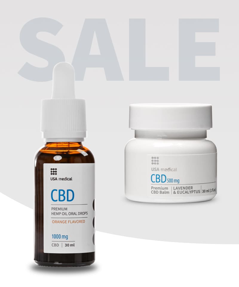 CBD Olaj 1000 mg + CBD balzsam 500 mg