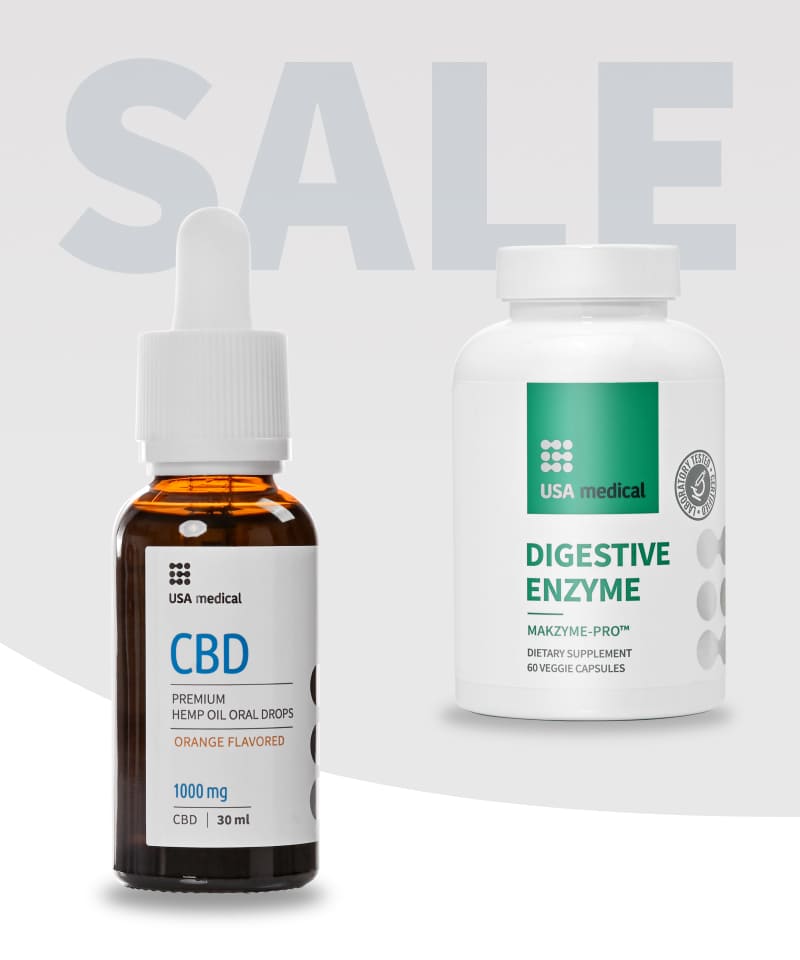 CBD Olaj 1000 mg + Digestive Enzyme kapszula