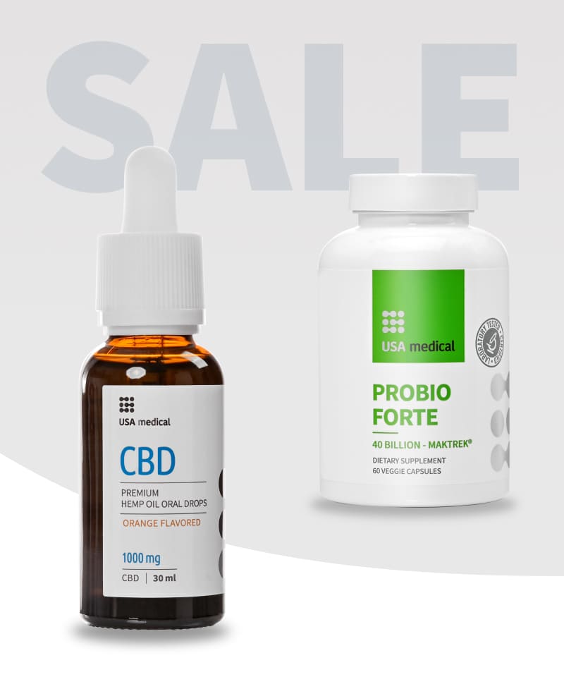 CBD Olaj 1000 mg + Probio Forte kapszula