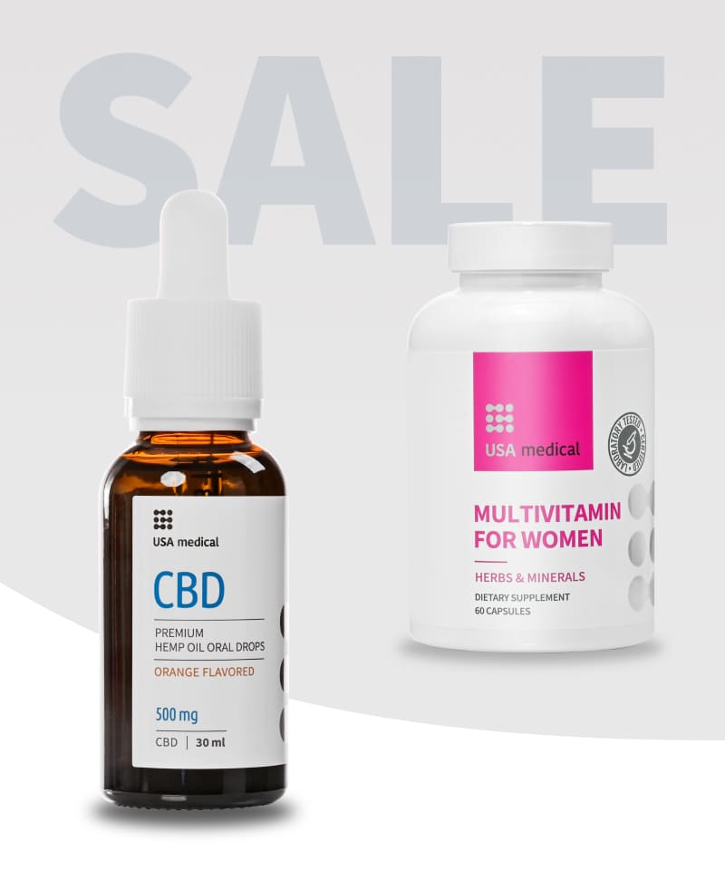 CBD Olaj 500 mg + Multivitamin nőknek kapszula