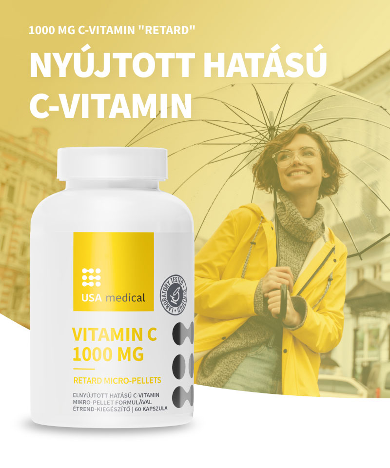 C-vitamin 1000 mg Retard kapszula 60 db