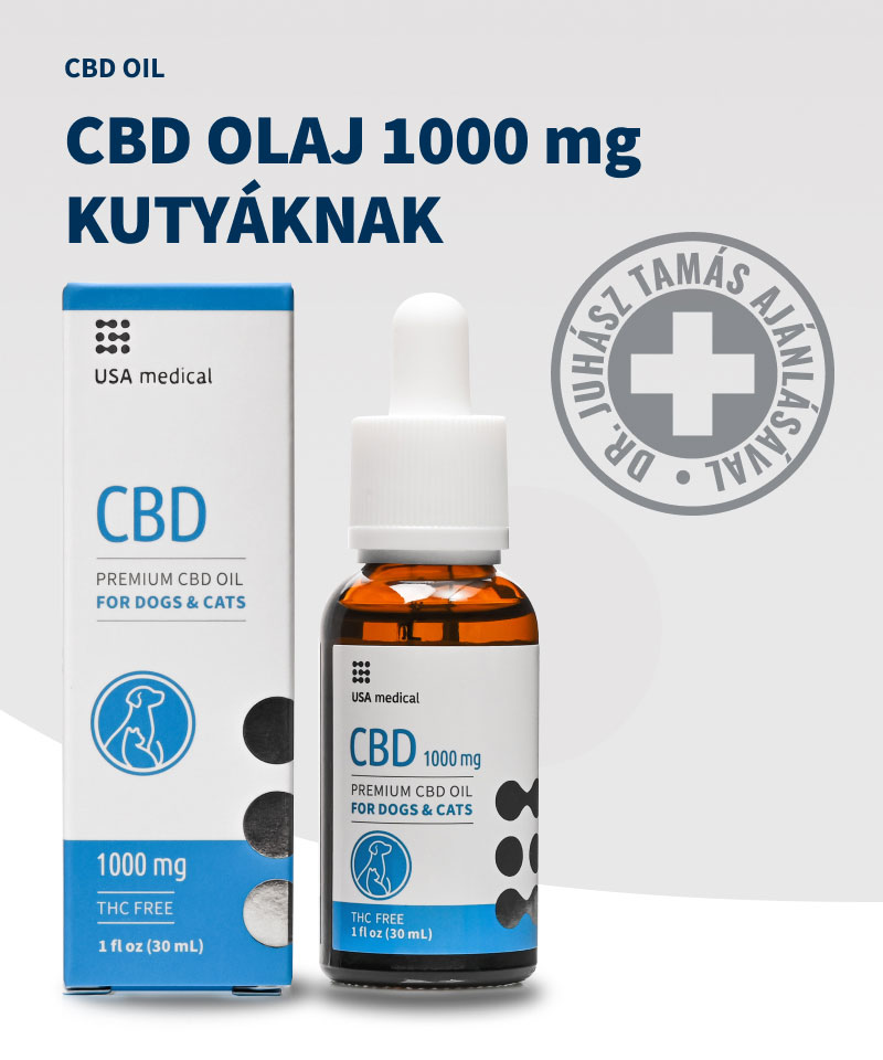 CBD olaj kutyáknak 1000 mg CBD / 30 ml