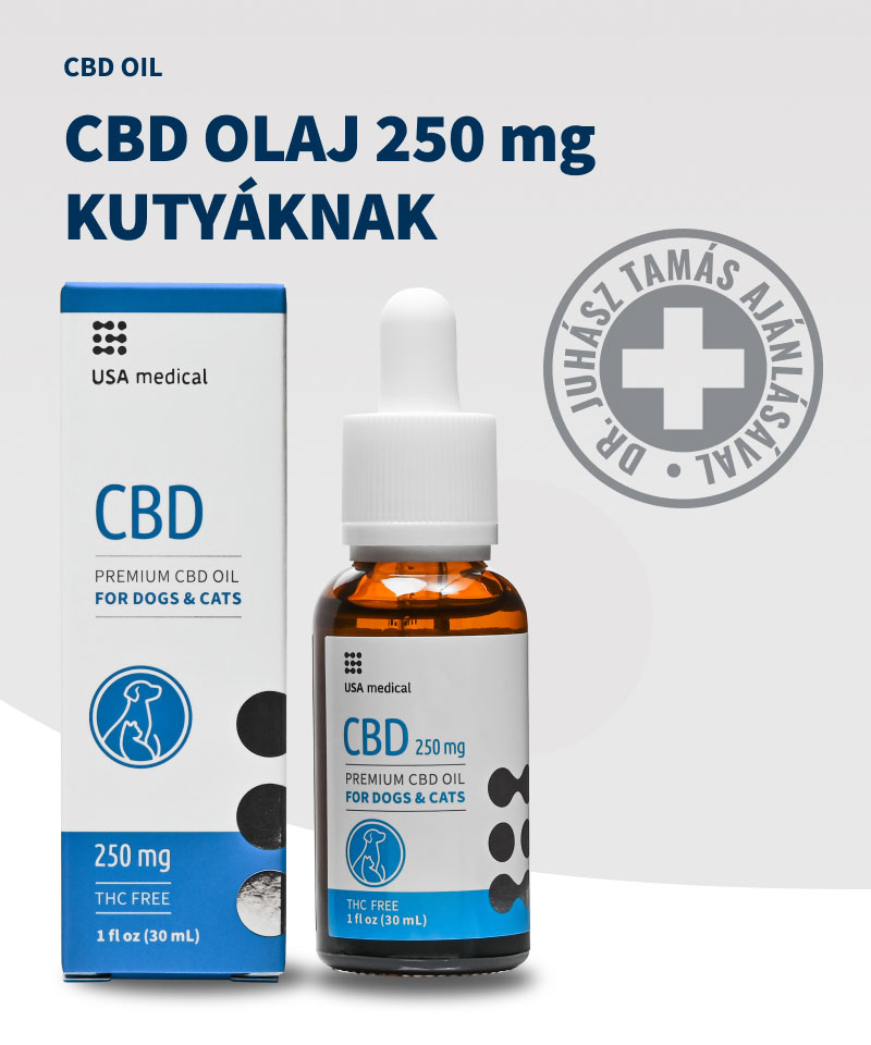 CBD olaj kutyáknak 250 mg CBD / 30 ml