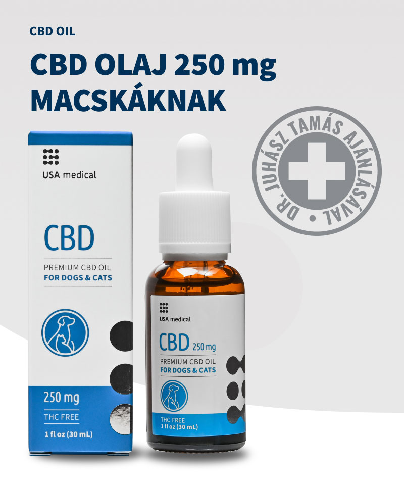 CBD olaj macskáknak 250 mg CBD / 30 ml