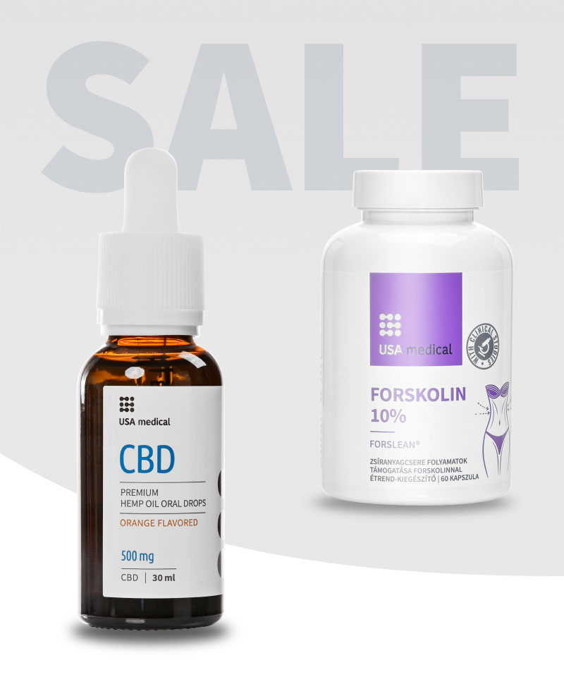CBD Olaj 500 mg + Forskolin