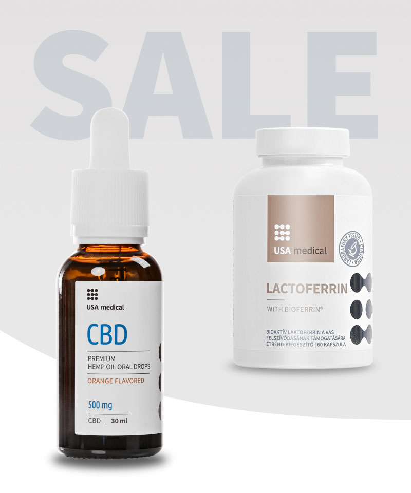 CBD Olaj 500 mg + Laktoferrin