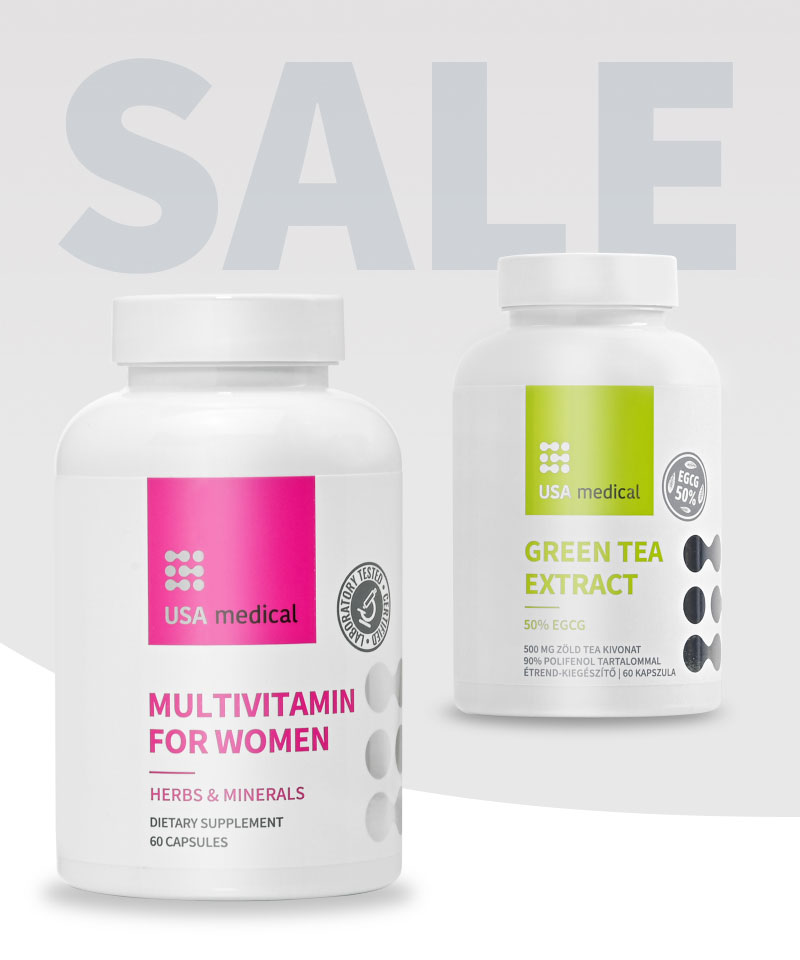 Multivitamin nőknek + Zöld tea