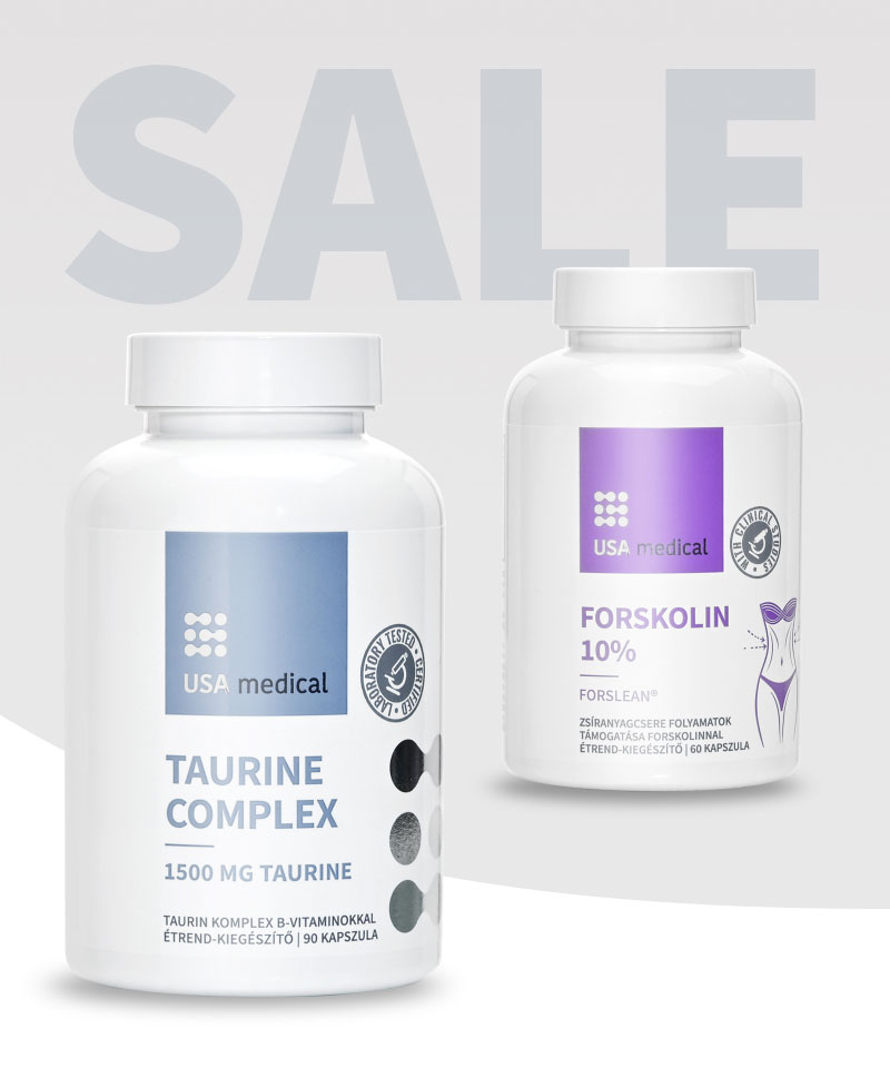 Taurin Komplex 1500 mg kapszula + Forskolin 10% kivonat