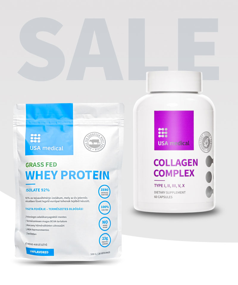 Fehérje + Kollagén Komplex kapszula 5 kollagén típussal