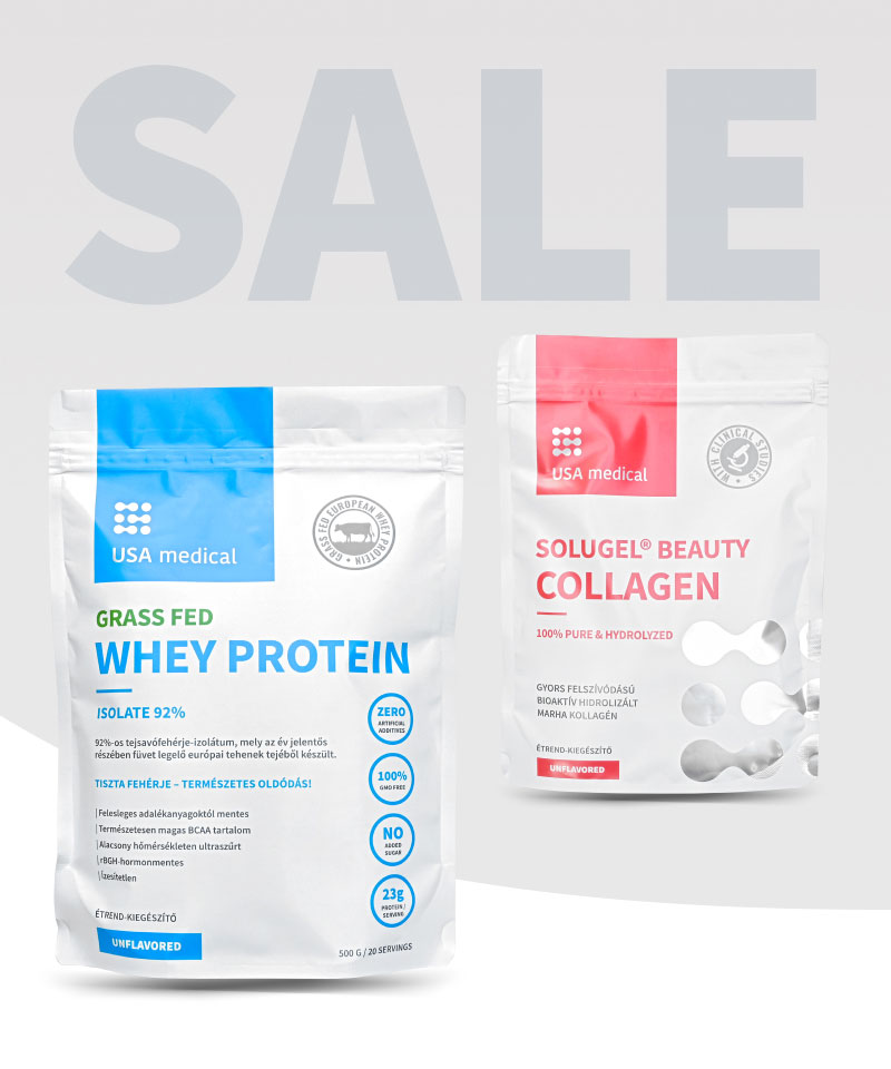 Fehérje + BEAUTY kollagén por Solugel®
