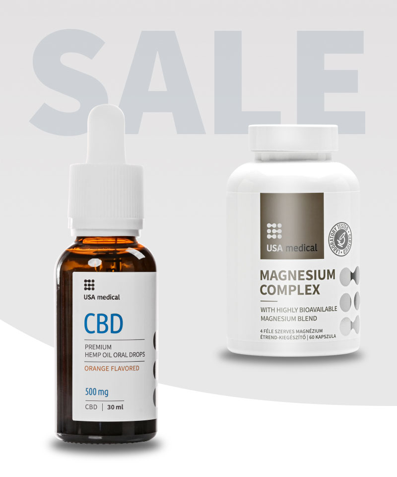 CBD Olaj 500 mg + Magnézium Komplex kapszula
