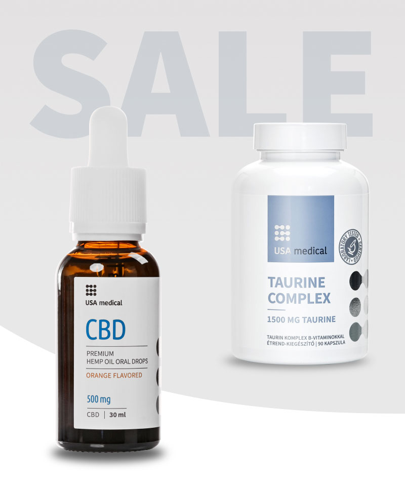CBD Olaj 500 mg + Taurin Komplex