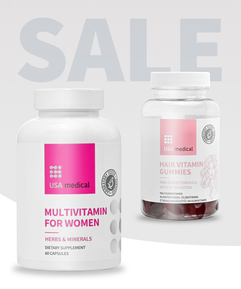 Multivitamin nőknek + Haj gumi-vitamin biotinnal