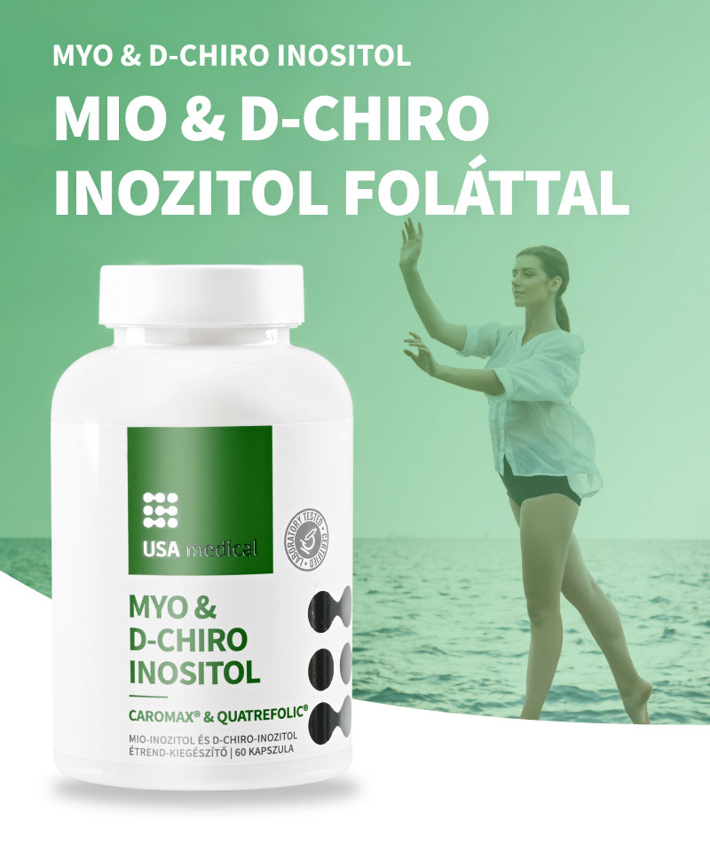 Mio Inozitol és D-Chiro Inozitol Caromax® kapszula 60 db
