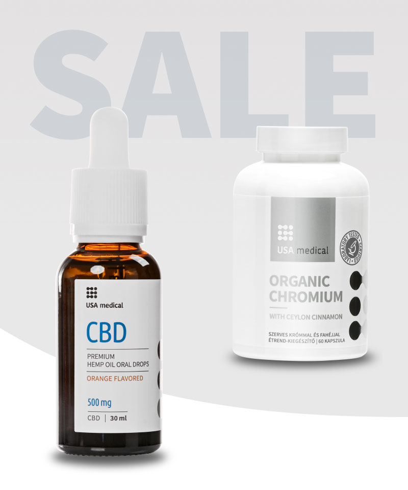 CBD Olaj 500 mg + Króm ceyloni fahéjjal