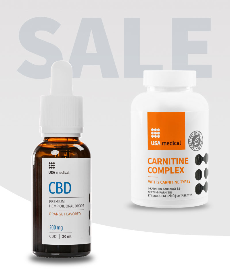 CBD Olaj 500 mg + Karnitin Komplex