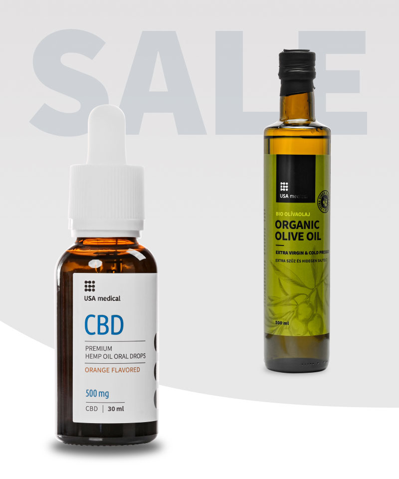 CBD Olaj 500 mg + Bio olívaolaj 500 ml