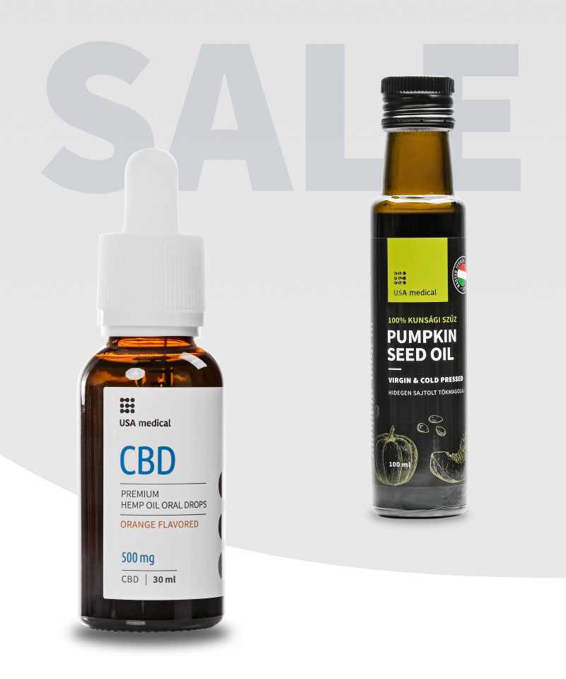CBD Olaj 500 mg + Tökmagolaj 100 ml