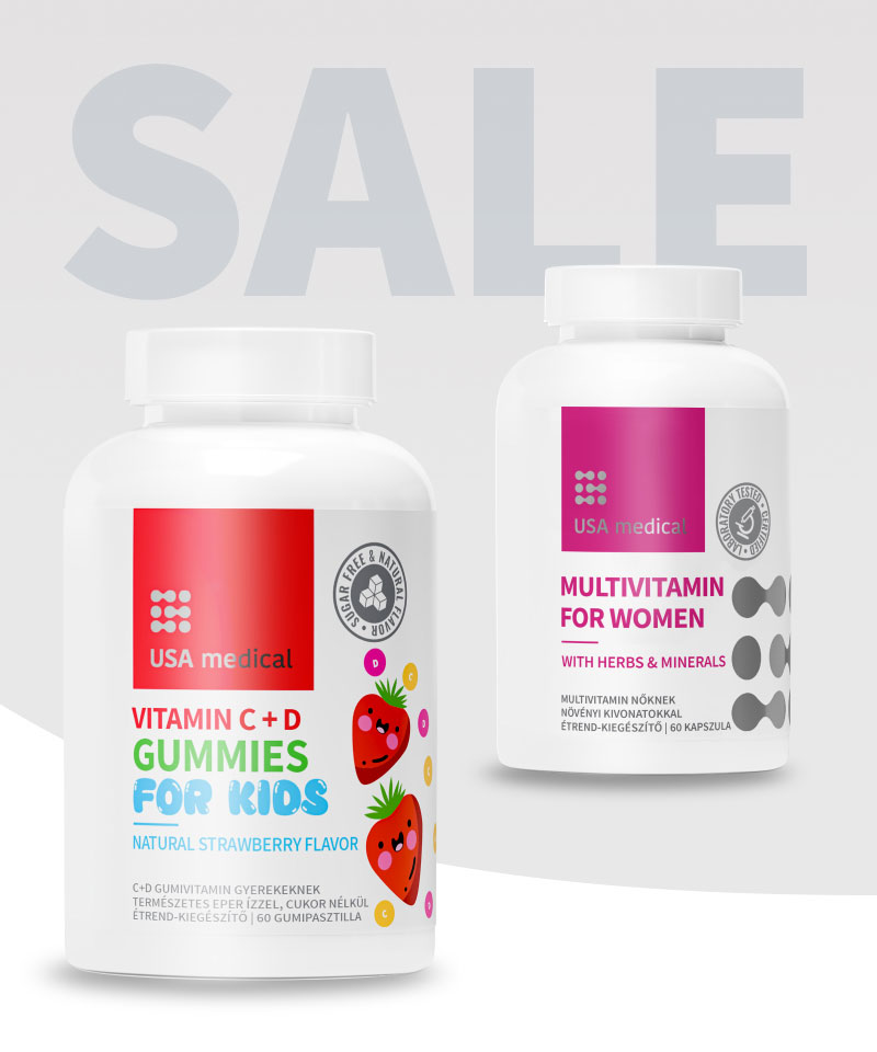 C+D gumivitamin gyerekeknek + Multivitamin Nőknek