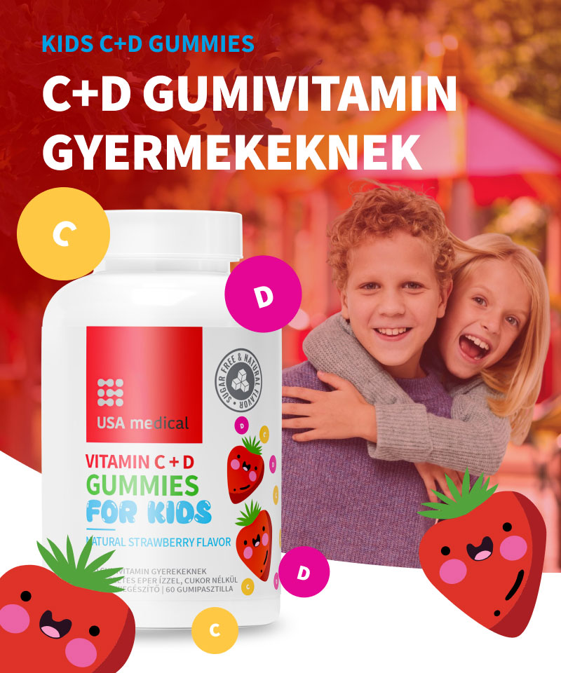 C+D gumivitamin gyerekeknek 60 db