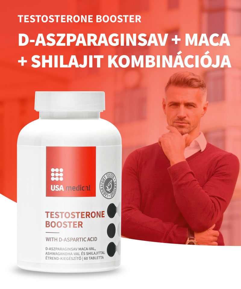 Tesztoszteron komplex macaval és shilajittal tabletta 60 db