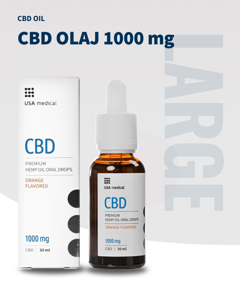 USA medical CBD Olaj 1000 mg | 30 ml
