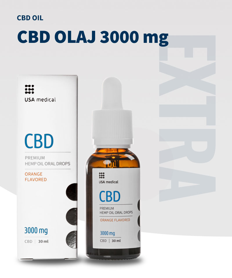 USA medical CBD Olaj 3000 mg | 30 ml